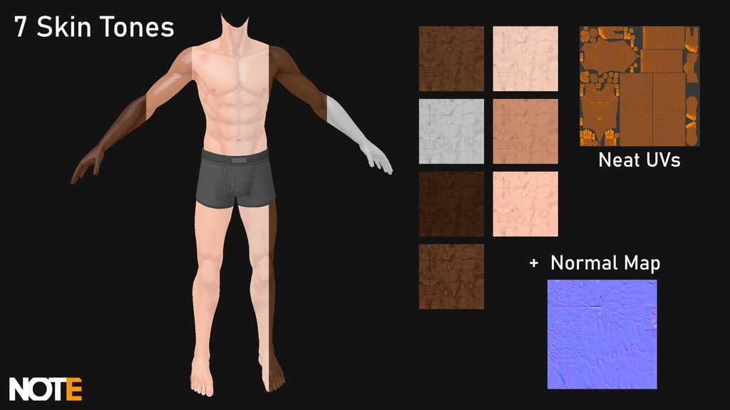 YoruBase - VRChat Male Basemesh