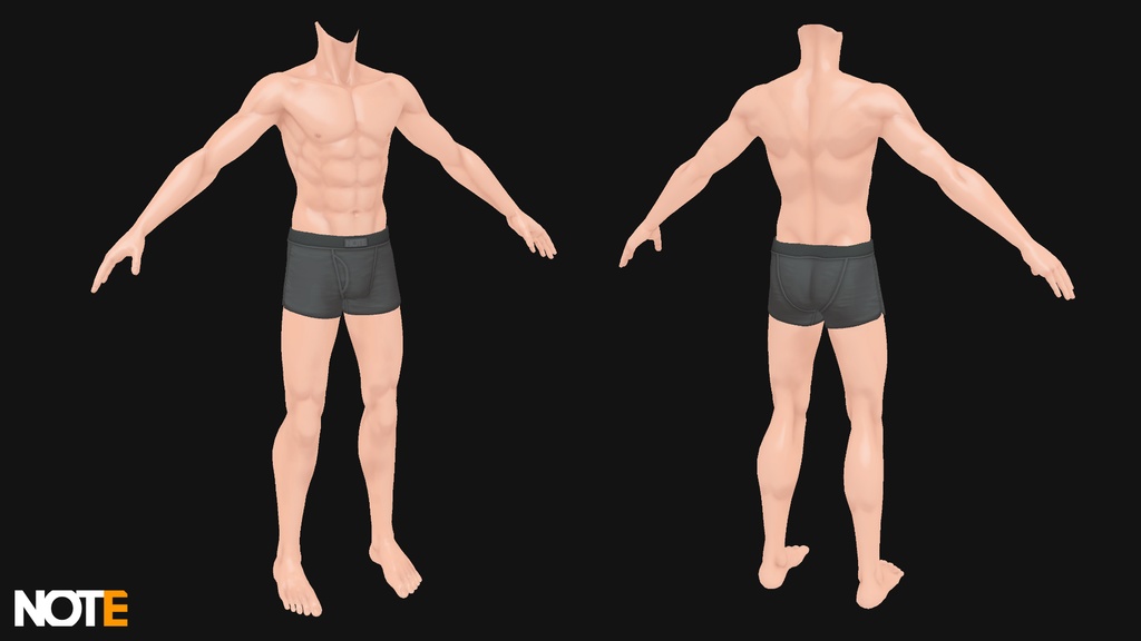 YoruBase - VRChat Male Basemesh