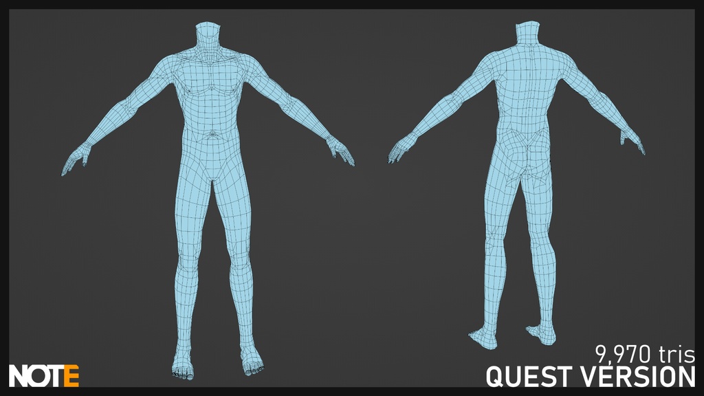 YoruBase - VRChat Male Basemesh