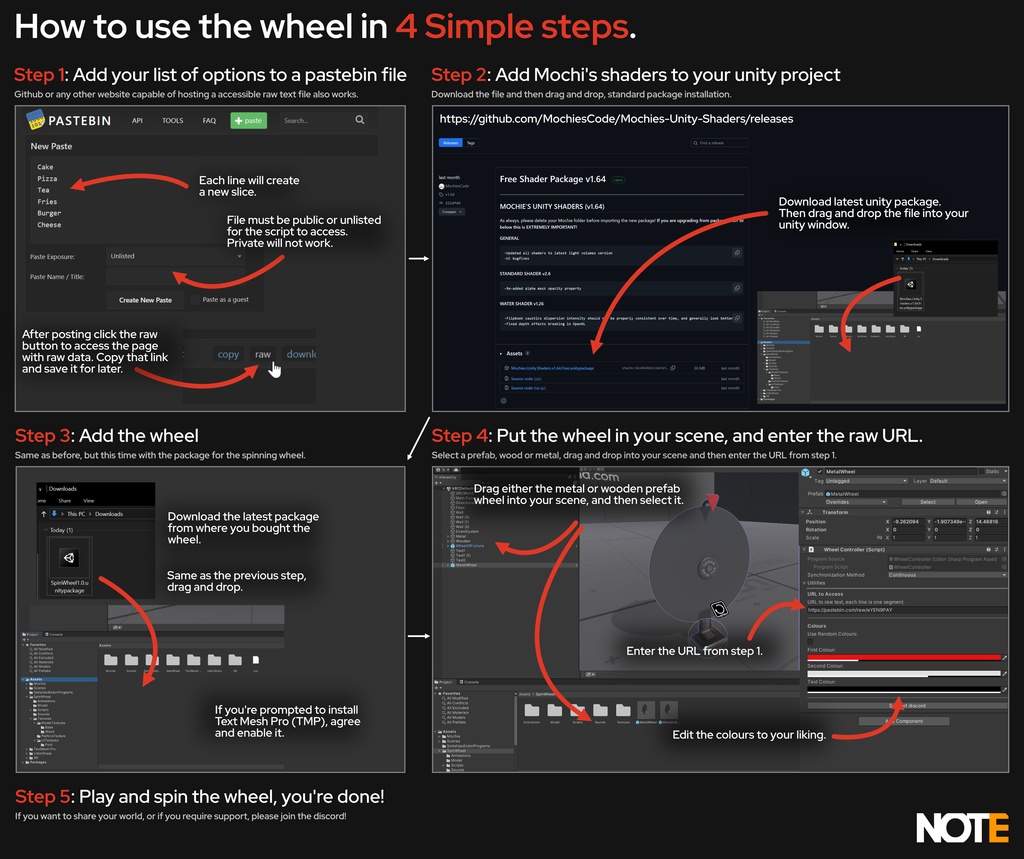 Wheel of Fortune Prefab - VRChat World Asset