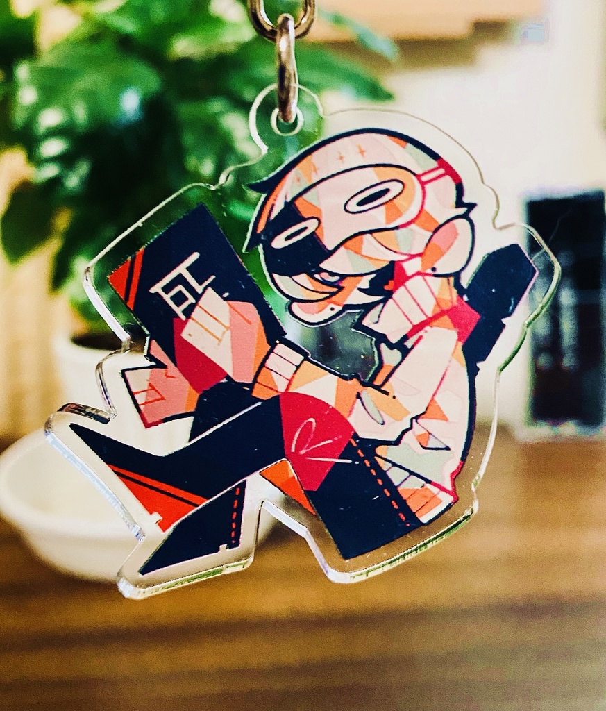 しとばくんアクキー