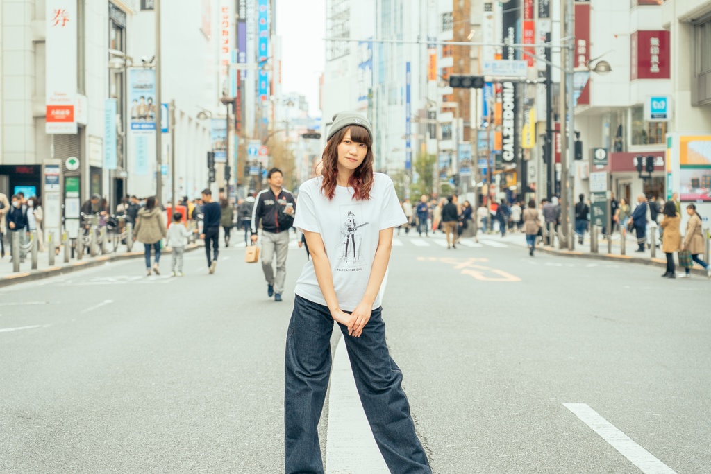 テレキャスターガールTシャツ