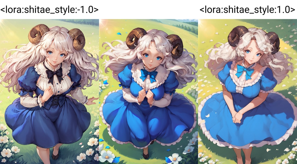 【Pony用LoRA】Color Rough Slider