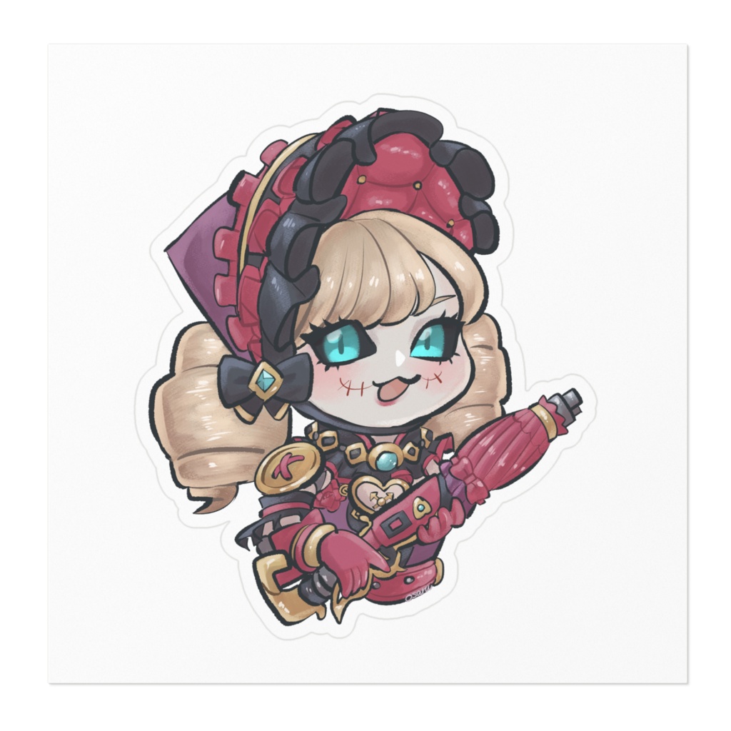 【OW2】アッシュ『呪いの人形』ステッカー