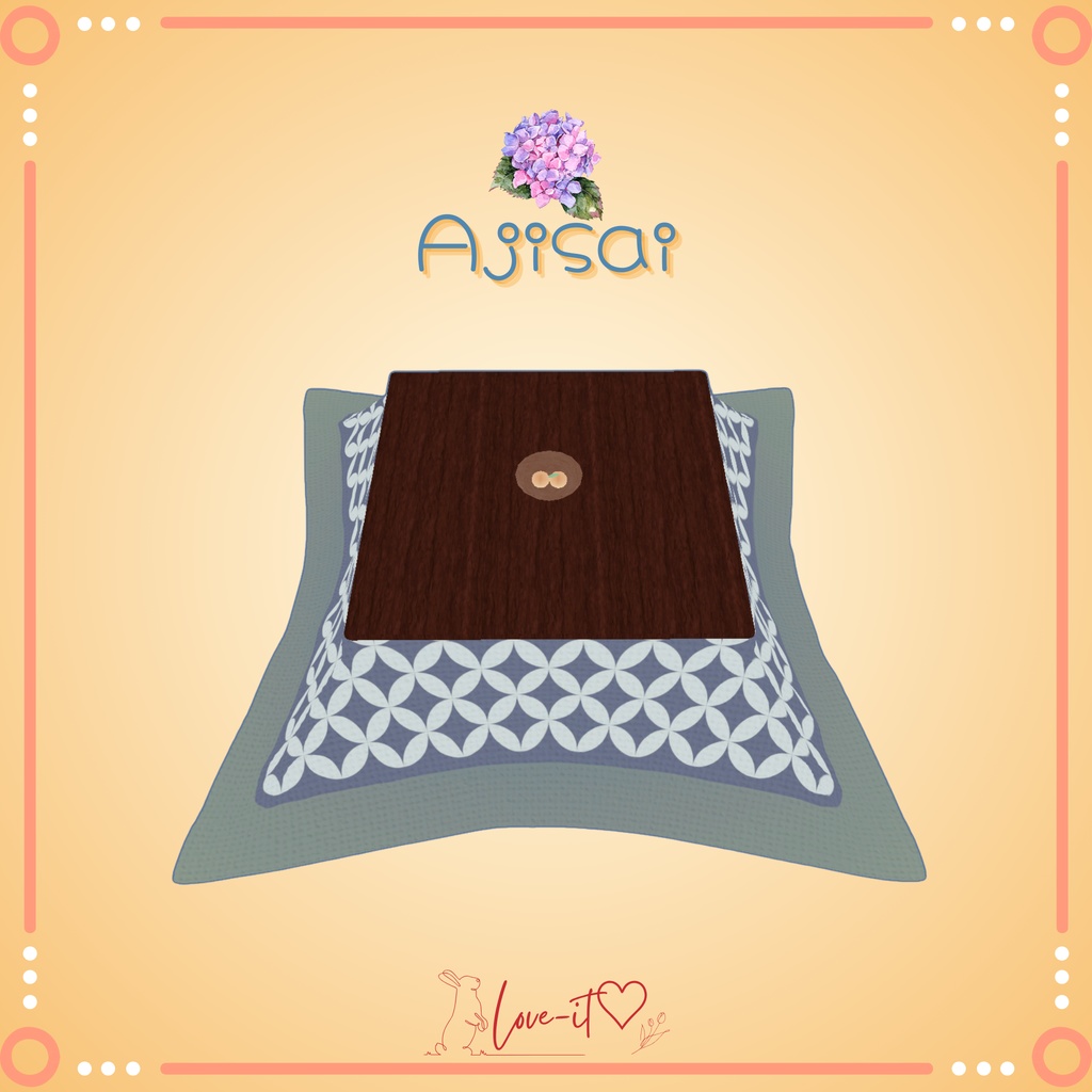 【無料】さむいふゆの あったかおこた【3Dモデル】