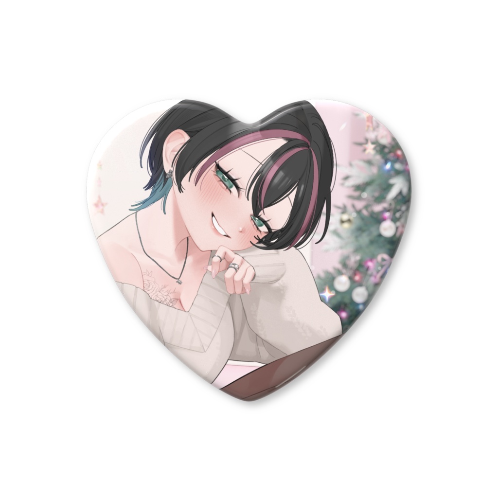 クリスマス缶バッジ