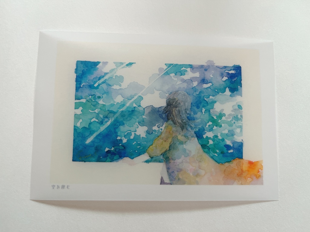 ポストカード「夜長に揺蕩う」