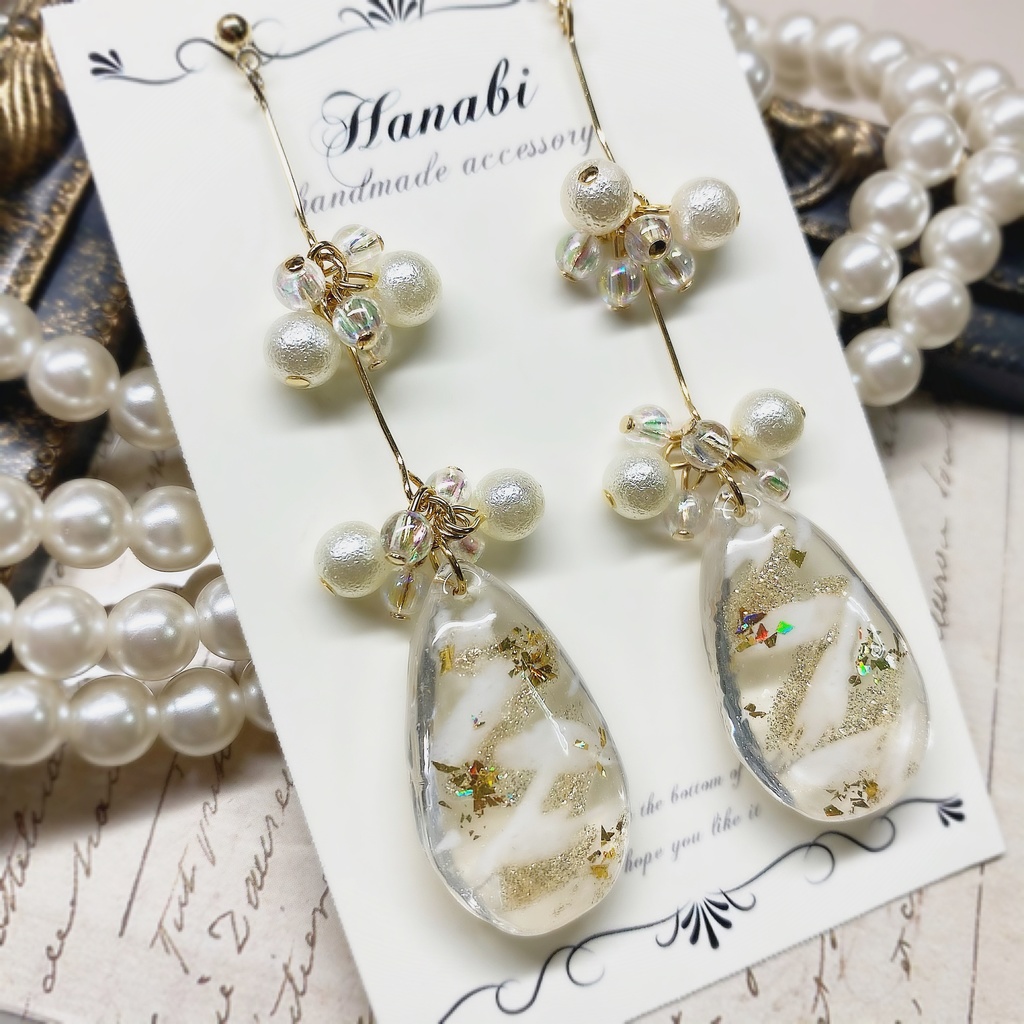 ニュアンスkirakira✶ジャラジャラピアス/イヤリング