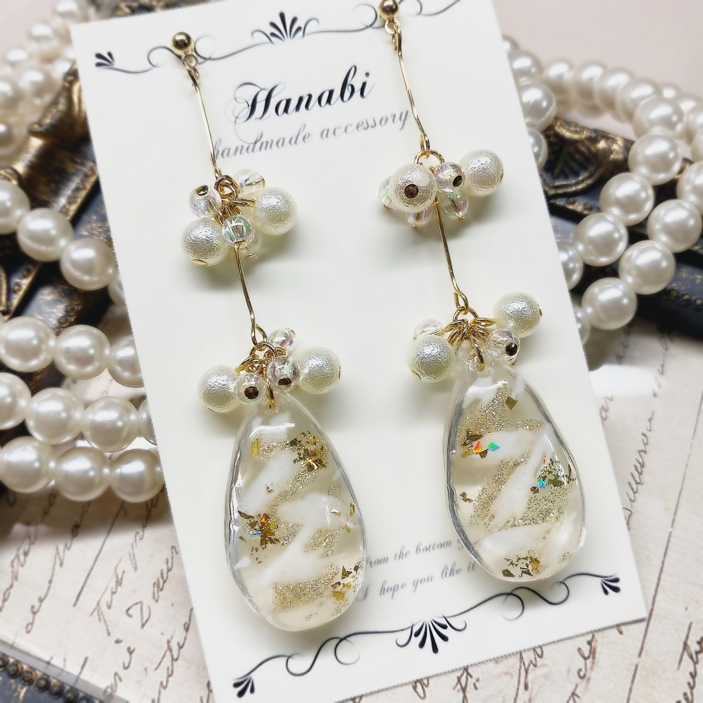 ニュアンスkirakira✶ジャラジャラピアス/イヤリング