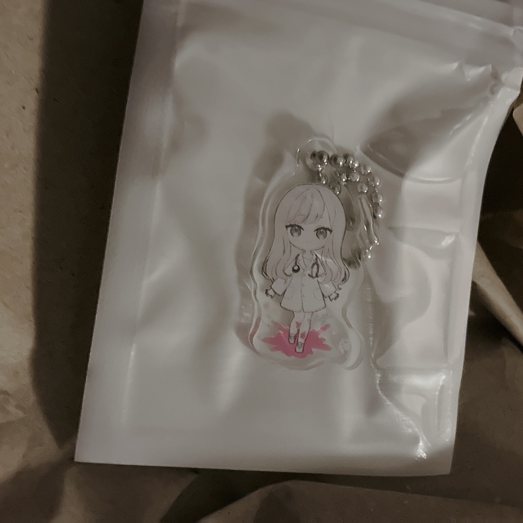 ステッカー付き！白衣のコスプレOLアクキー