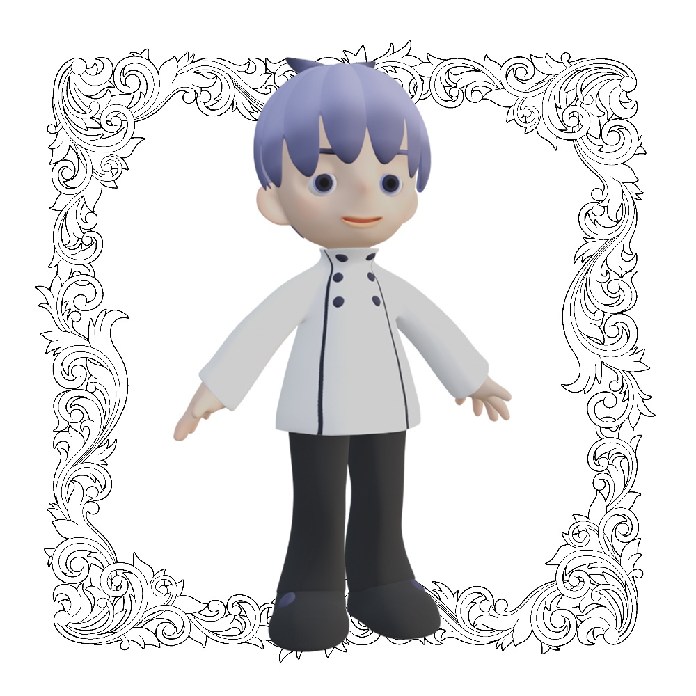 3Dモデル：ぼくちゃん