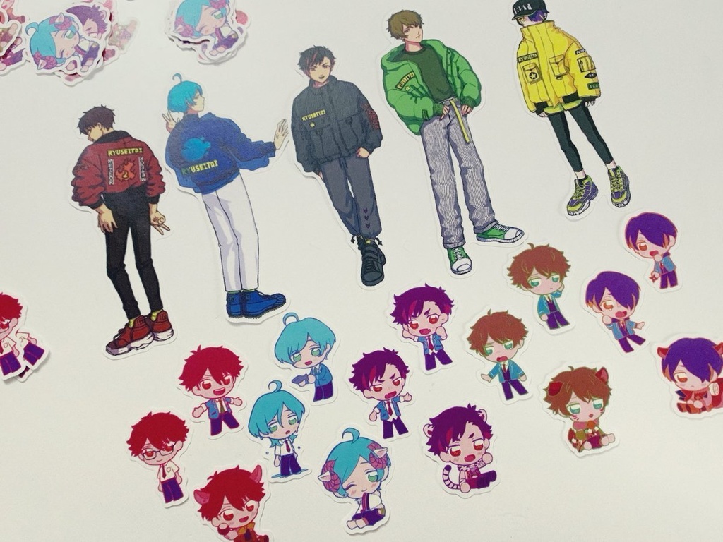 RYUSEITAIフレークシール