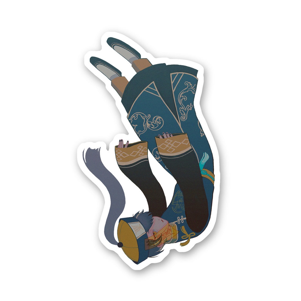 キョンシー忍ステッカー