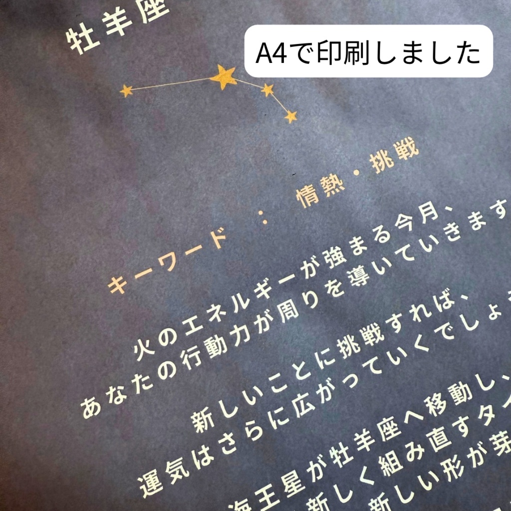 ♈【牡羊座】2026年 星と歩む12ヶ月ジャーナル(Aries)PDF