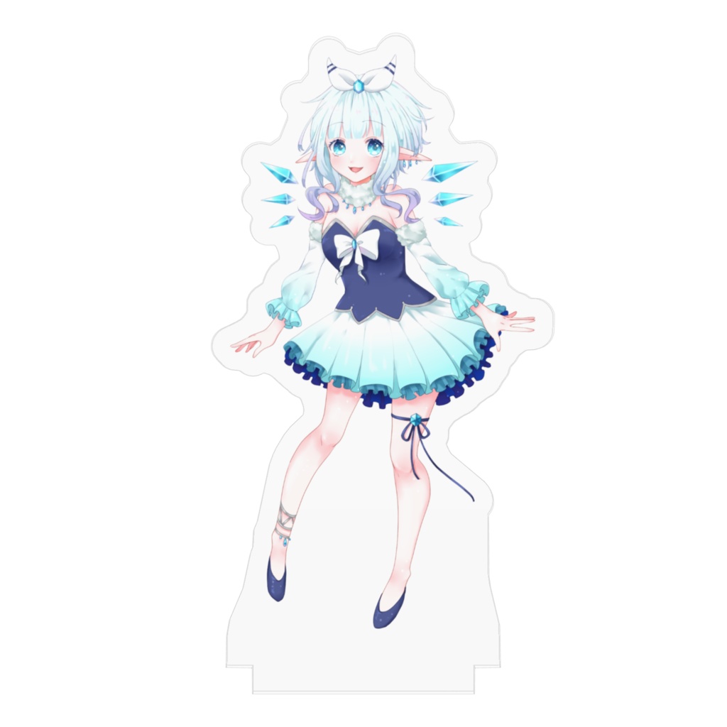 雪晴こふゆイラストアクリルフィギュア