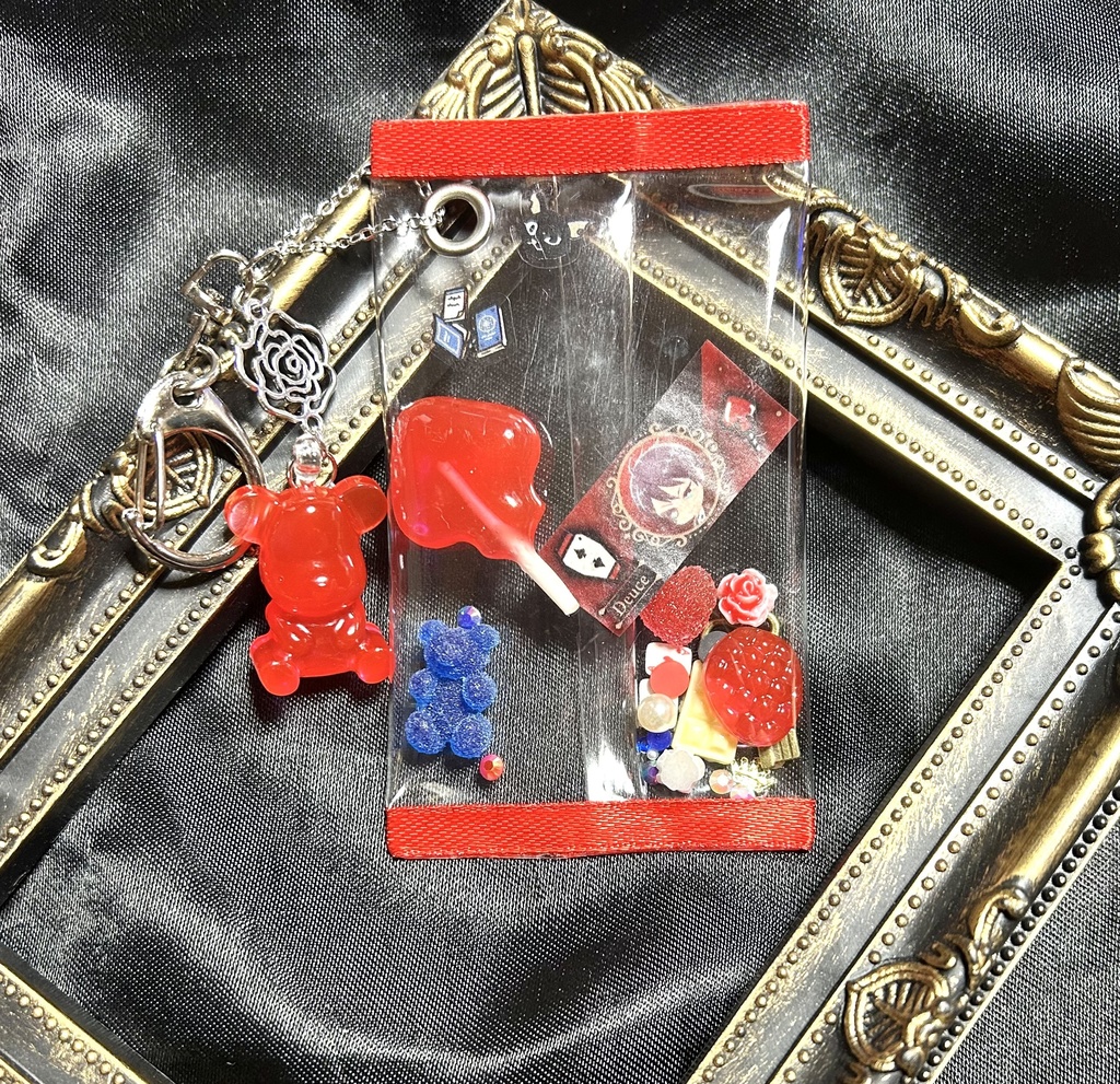 ツイステ キャンディバッグ シャカシャカキーホルダー 【デュース】