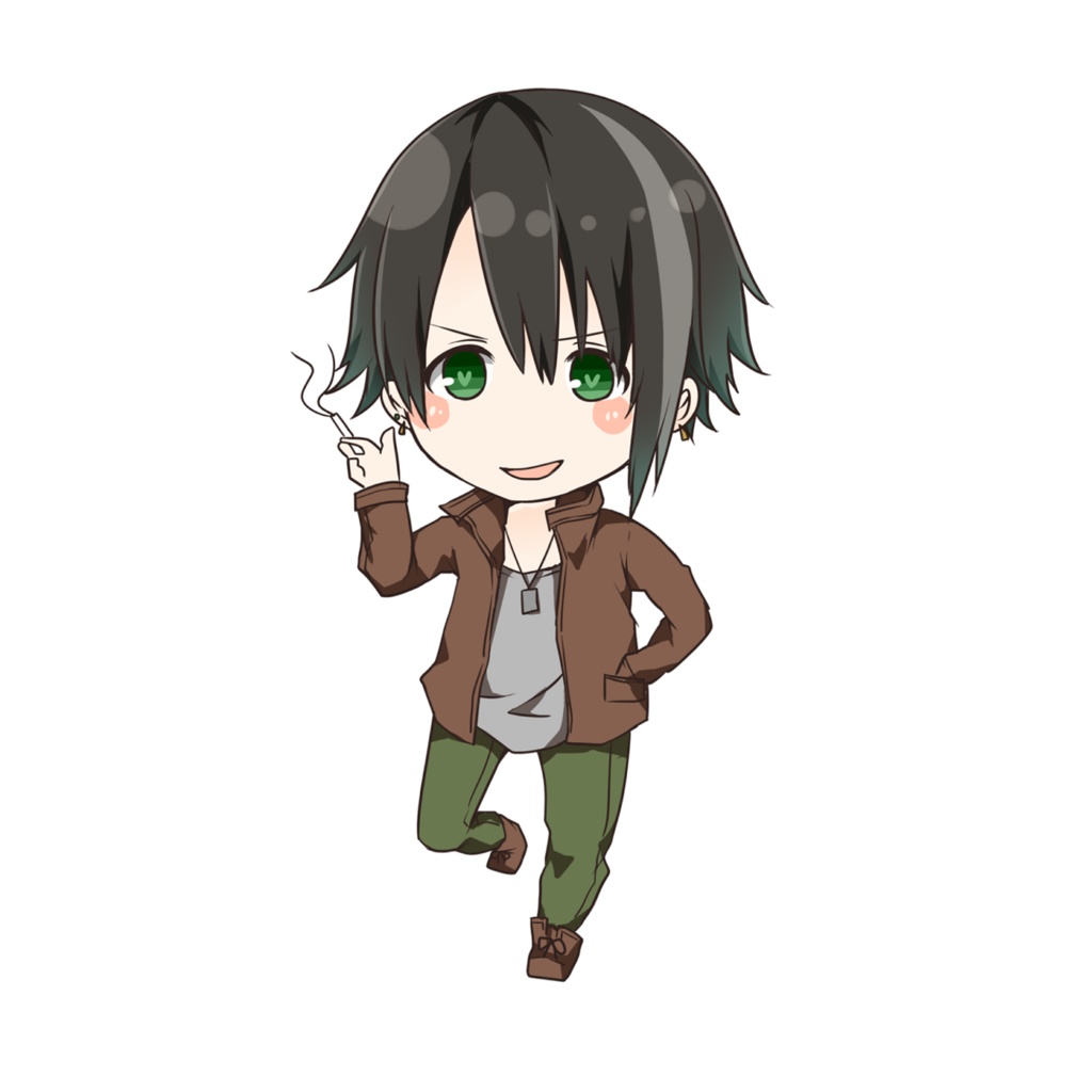 朽時　アクリルストラップ