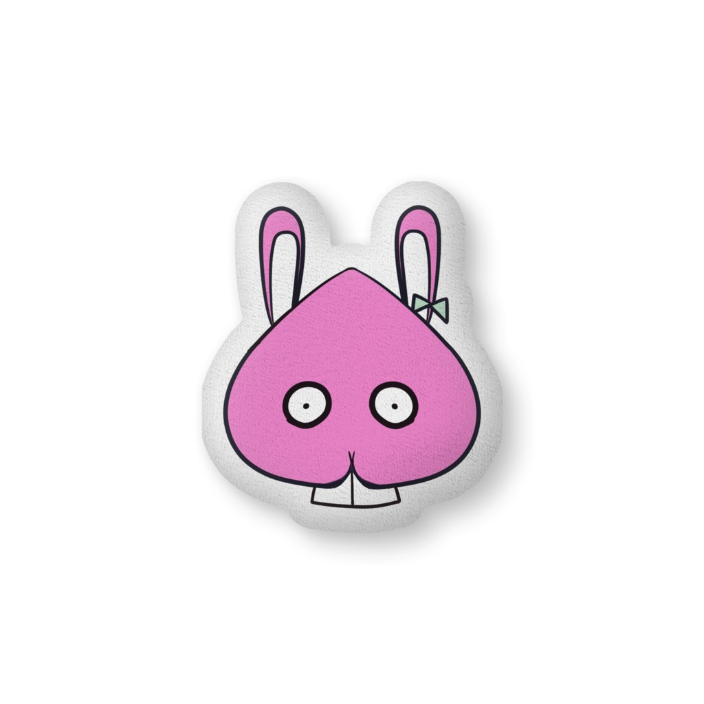ぶすうさぎクッション