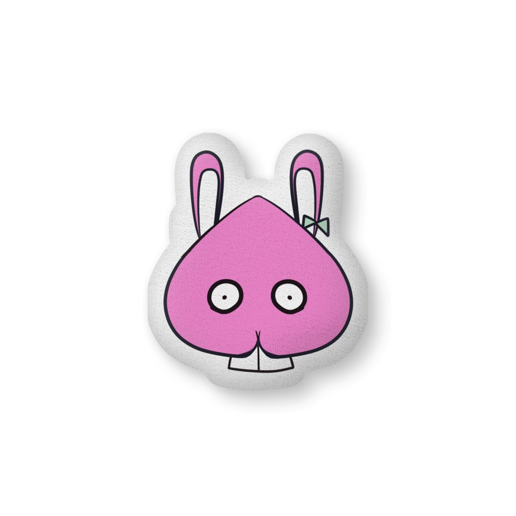 ぶすうさぎクッション