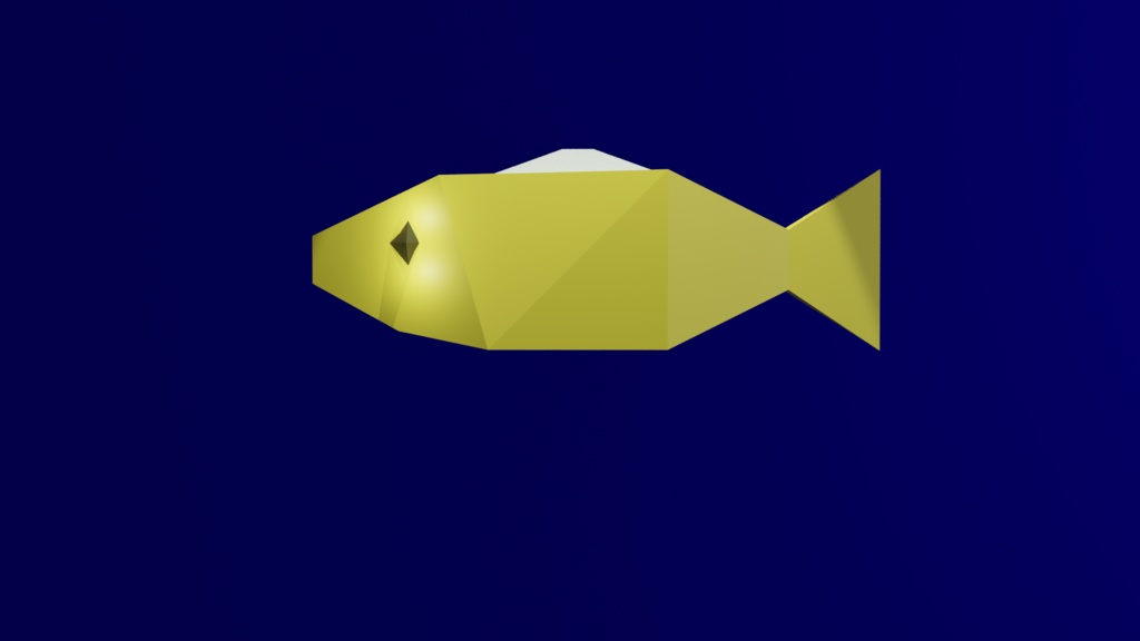 ローポリな魚5色パック(軽量)