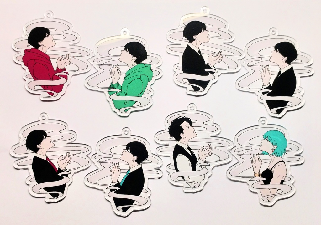 速度松アクリルキーホルダー