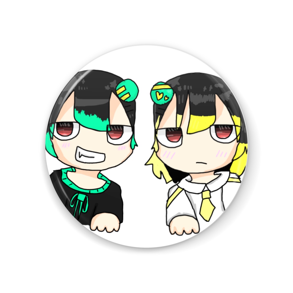 レイ&ライ兄妹(擬人化)/缶ミラー