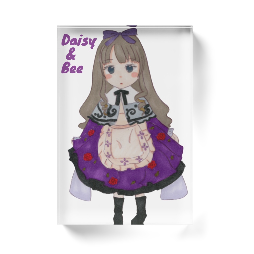 ゴシックガール:瑠璃(アクリルブロック)