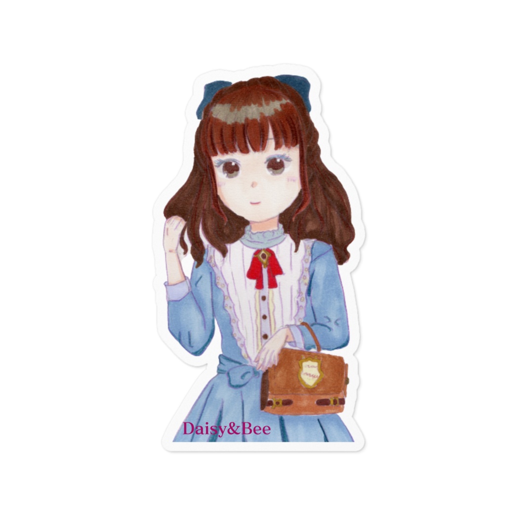 アンティークドレス風(ステッカー)