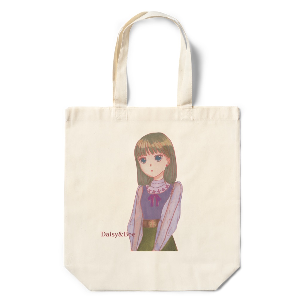 アンティークガール(エコバッグ)