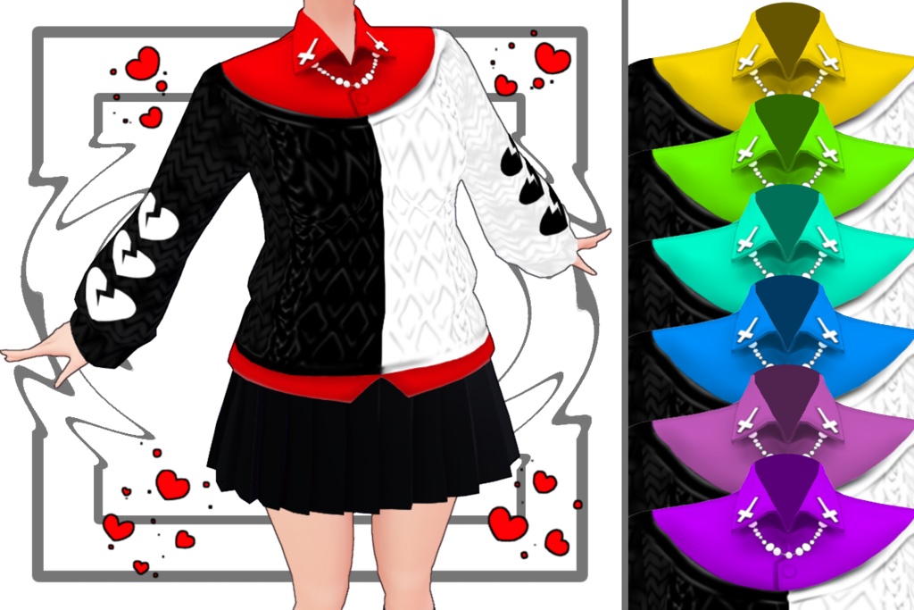 Broken Heart Sweater