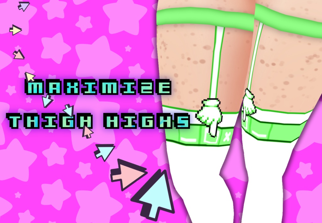 Maximize Thigh High Stockings and Garter 