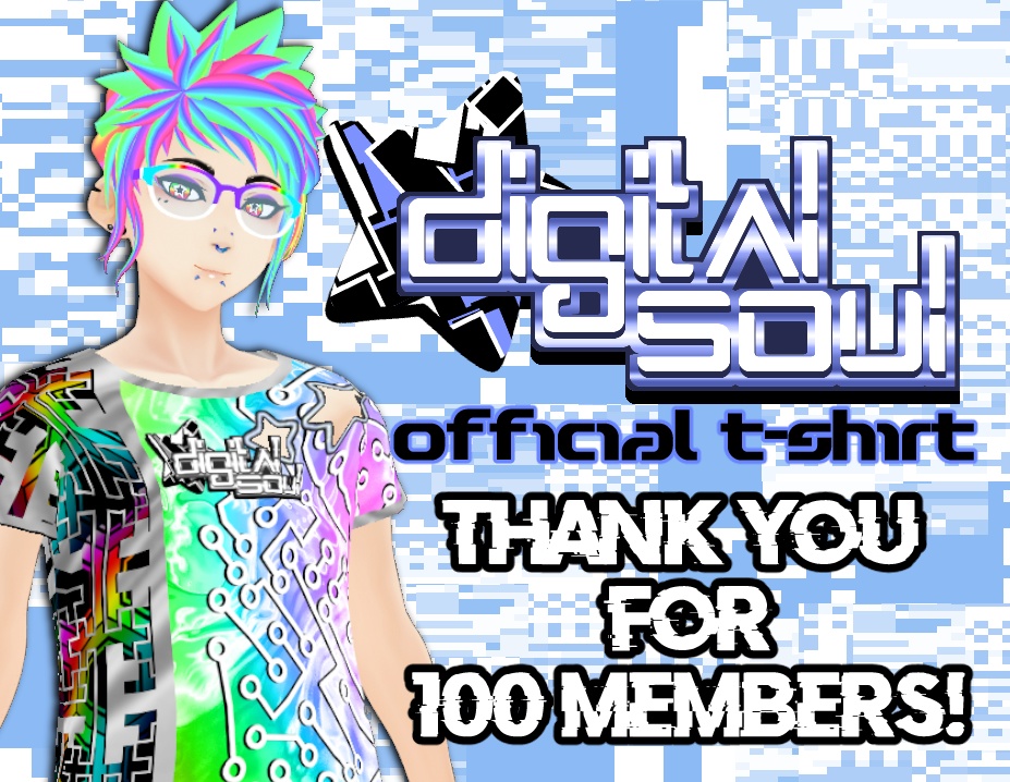Digital Soul Official T-Shirt + Patches