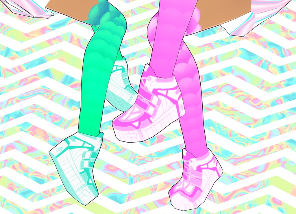 Thick Sole Sports Shoes