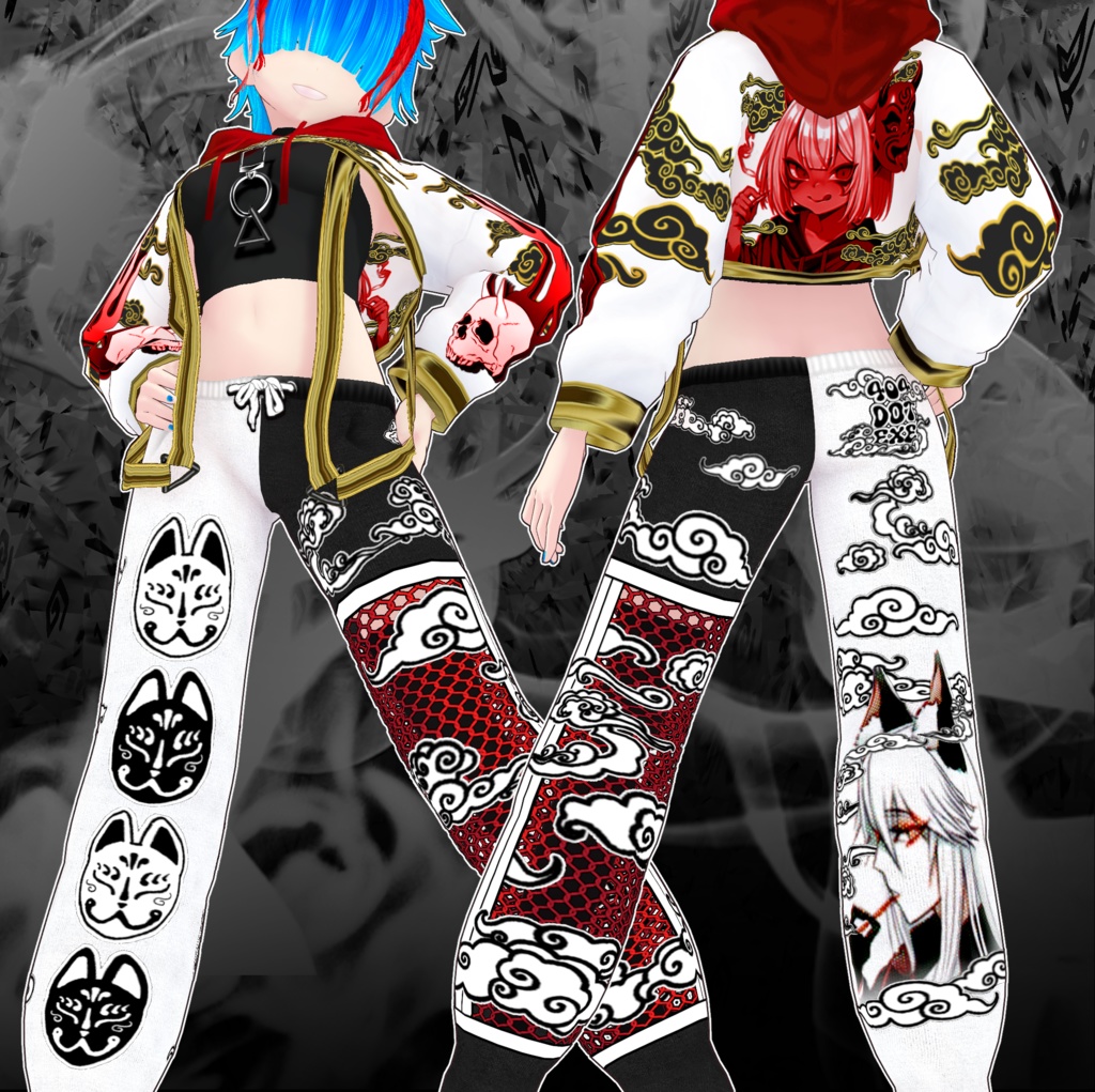 Yōkai Inspired Outfit Set