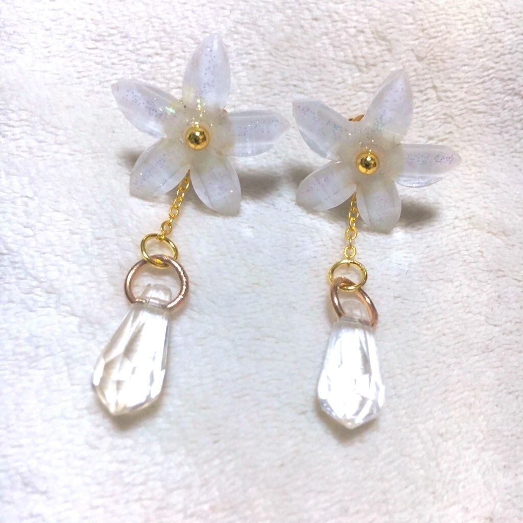 庭師 フラワーガール イメージピアス