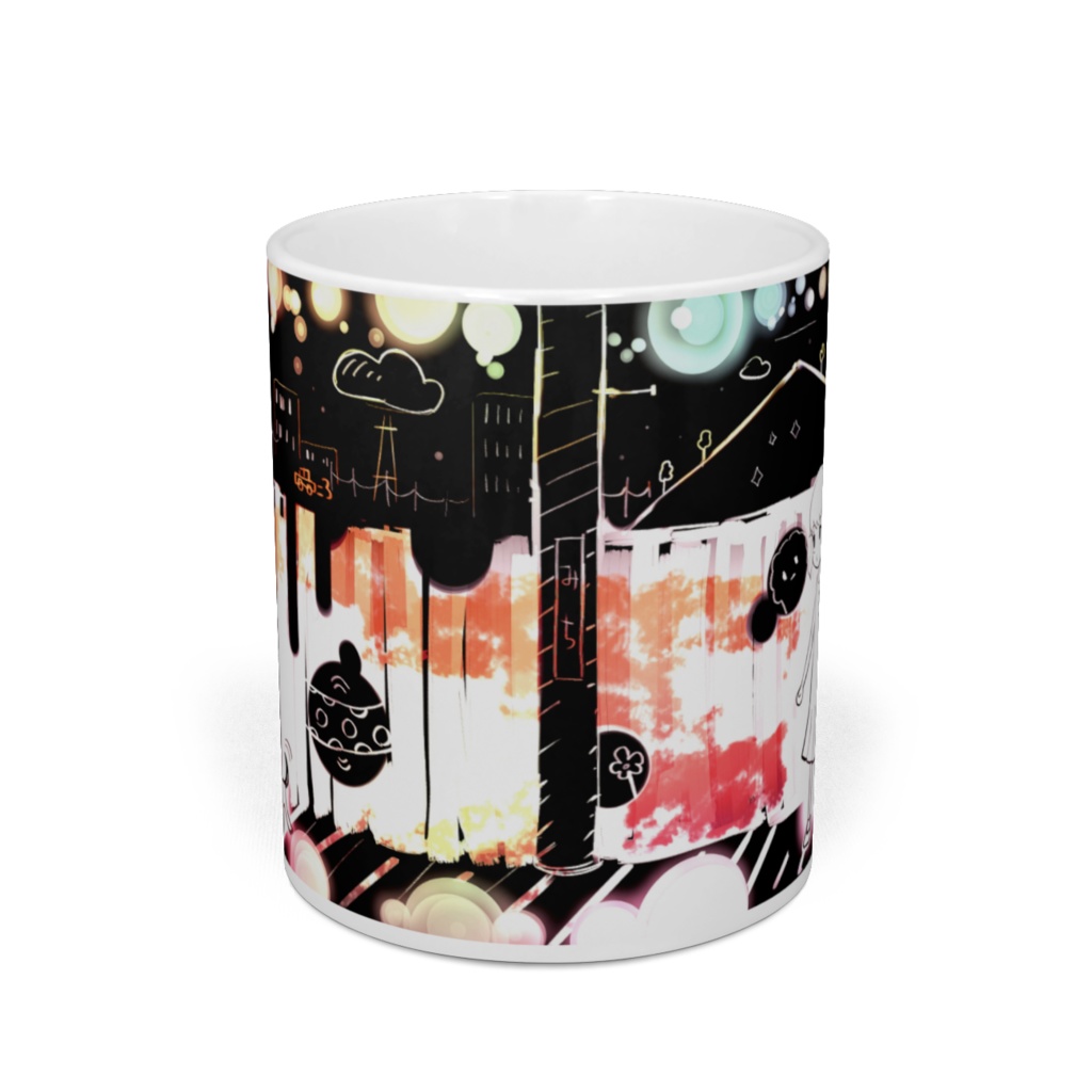 秋いろ、帰り道 マグカップ