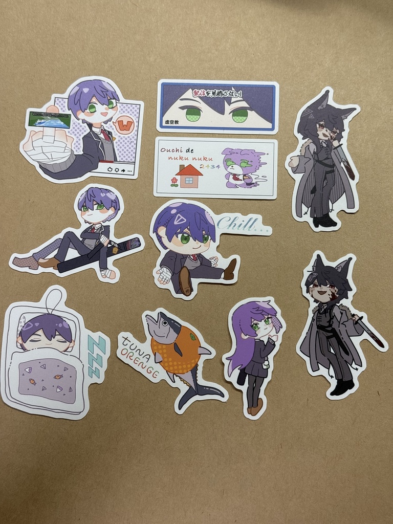 剣持刀也 ダイカットステッカーセット