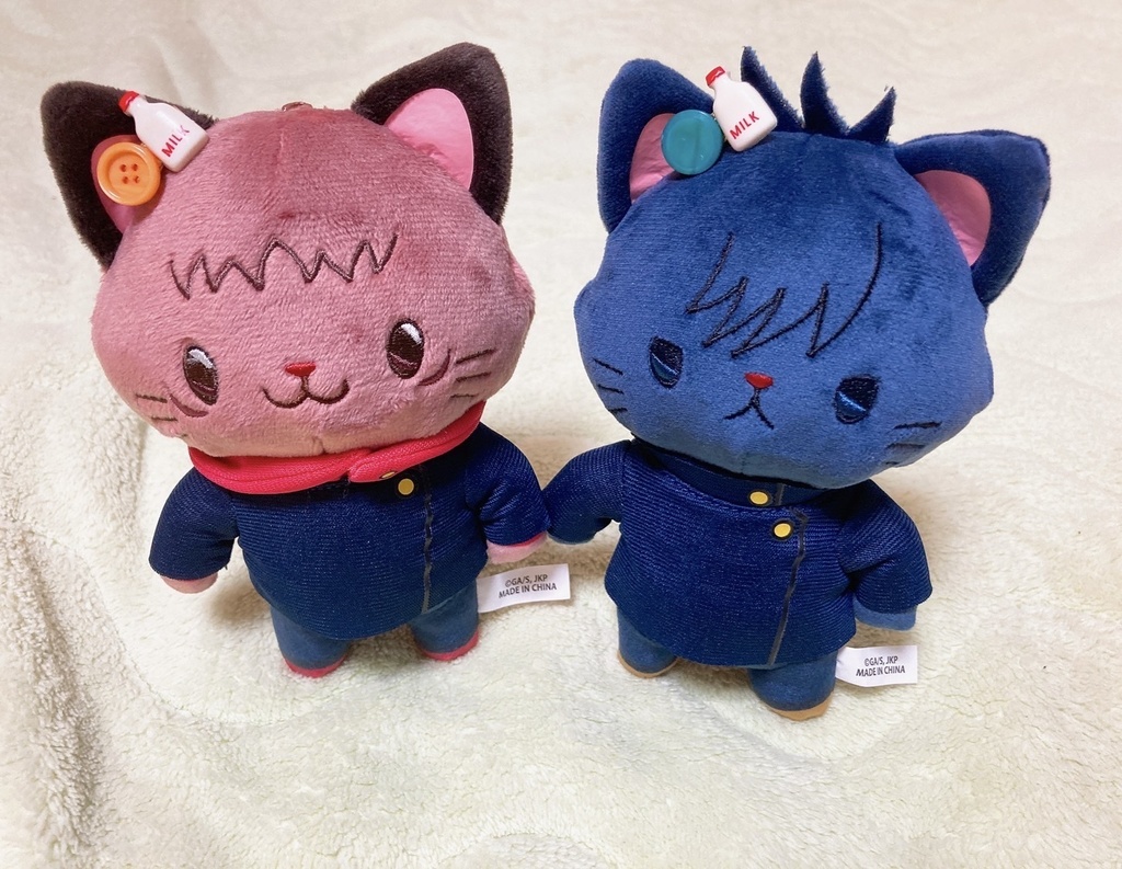 送料込み⭐︎ぬいちゃん用ミルクボタンヘアクリップ