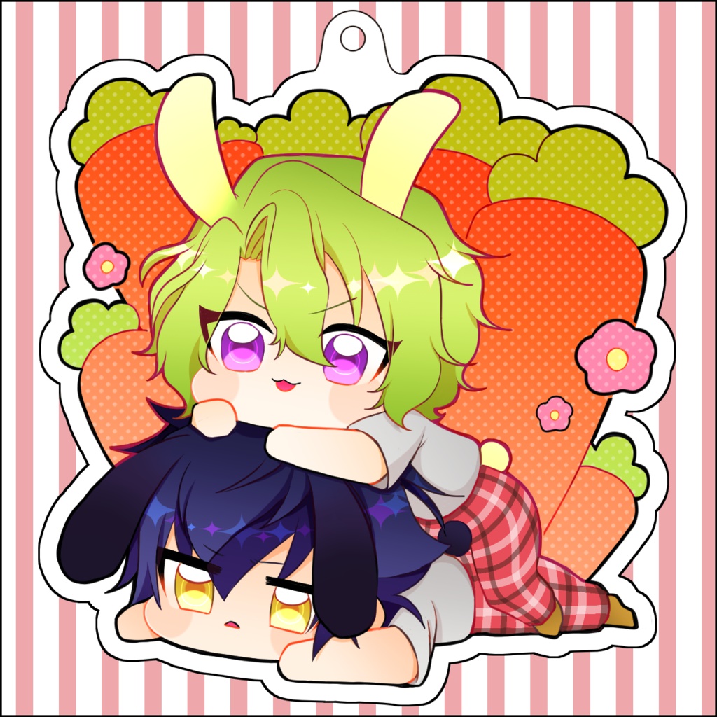 【ジュンひよ】ウサちゃんアクキー