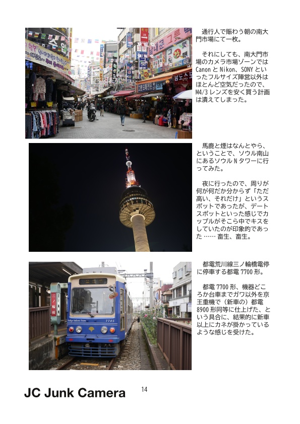 JC Junk Camera No.9 Panasonic DMC-G8を試す。