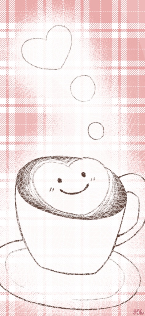 スマイルコーヒー スマホ壁紙 まるこみゅショップ Booth スマイルコーヒー スマホ壁紙 まるこみゅショップ Booth