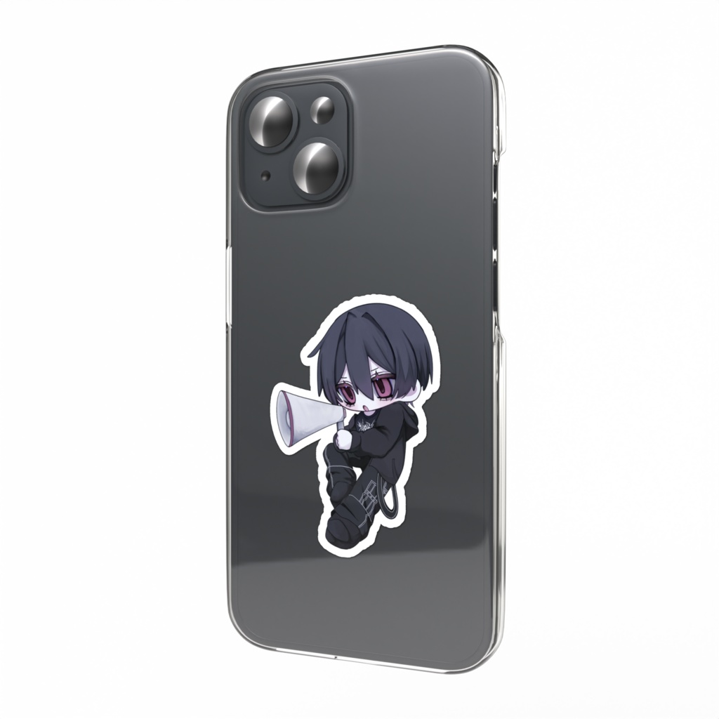 あんくんの拡声器ステッカー