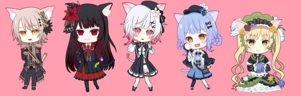 猫耳まのさばアクスタ第一弾(5人)