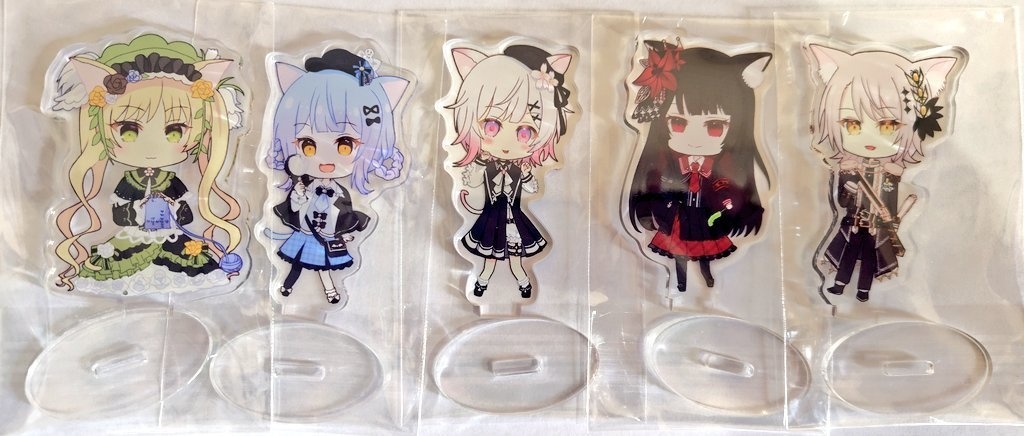 猫耳まのさばアクスタ第一弾(5人)