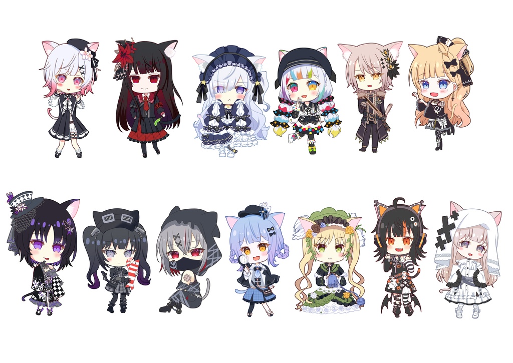 猫耳まのさばアクスタ(13人)