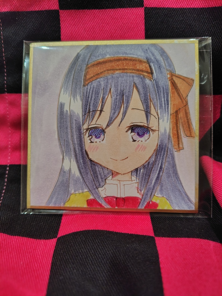 まどか、ほむら豆色紙