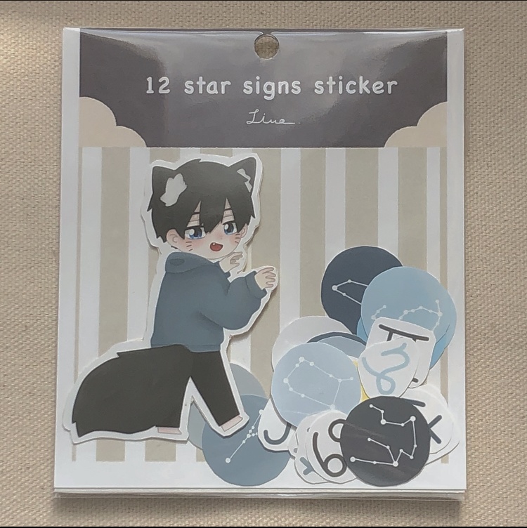 12 star signs sticker ステッカーセット