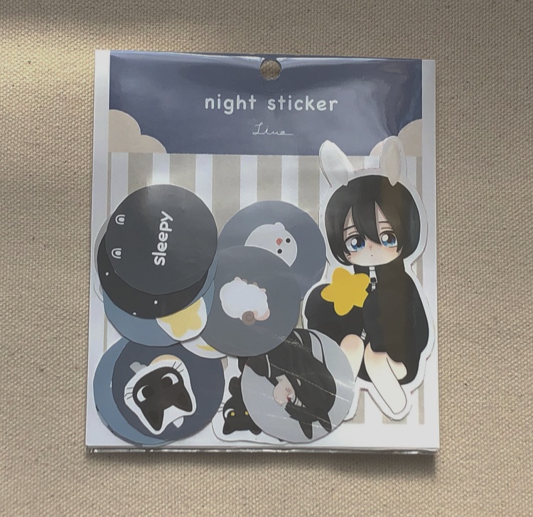 night sticker ステッカーセット