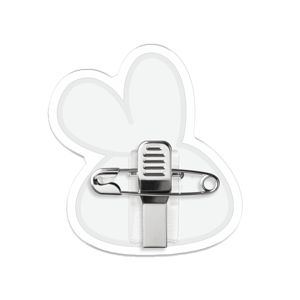 うさぎ アクリルバッジ