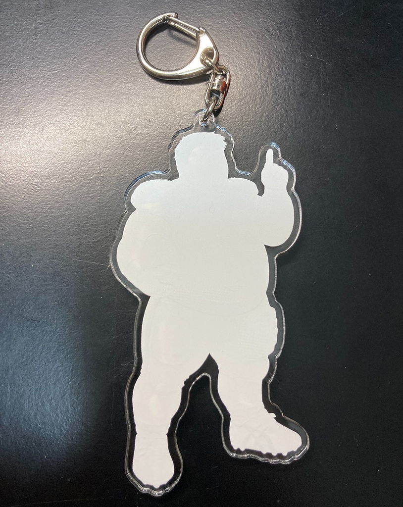 「いつでもいっしょ緑茶さん」アクリルキーホルダー(10cmサイズ)